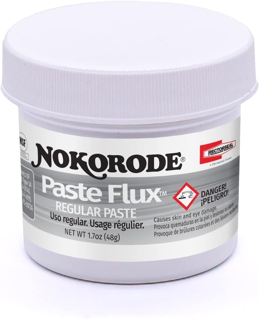 RectorSeal Nokorode 14000 Paste Flux, Cleans and Fluxes, Plumbing, 1.7 oz.