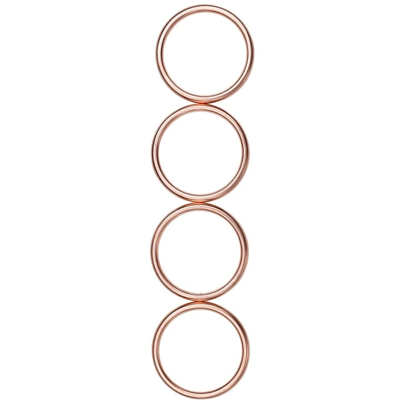 4PCS Exhaust Pipe Gasket For Honda XR100R 92-03 XR200R 84-85 XR250L 91-96