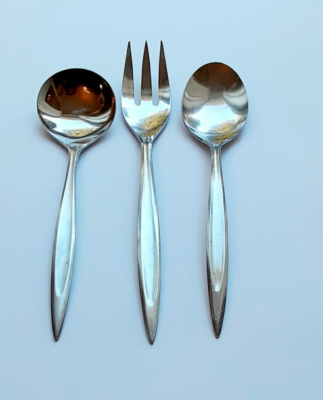 Texoma TEX9 Stainless Fork & (2) Spoons~Japan~Free Shipping