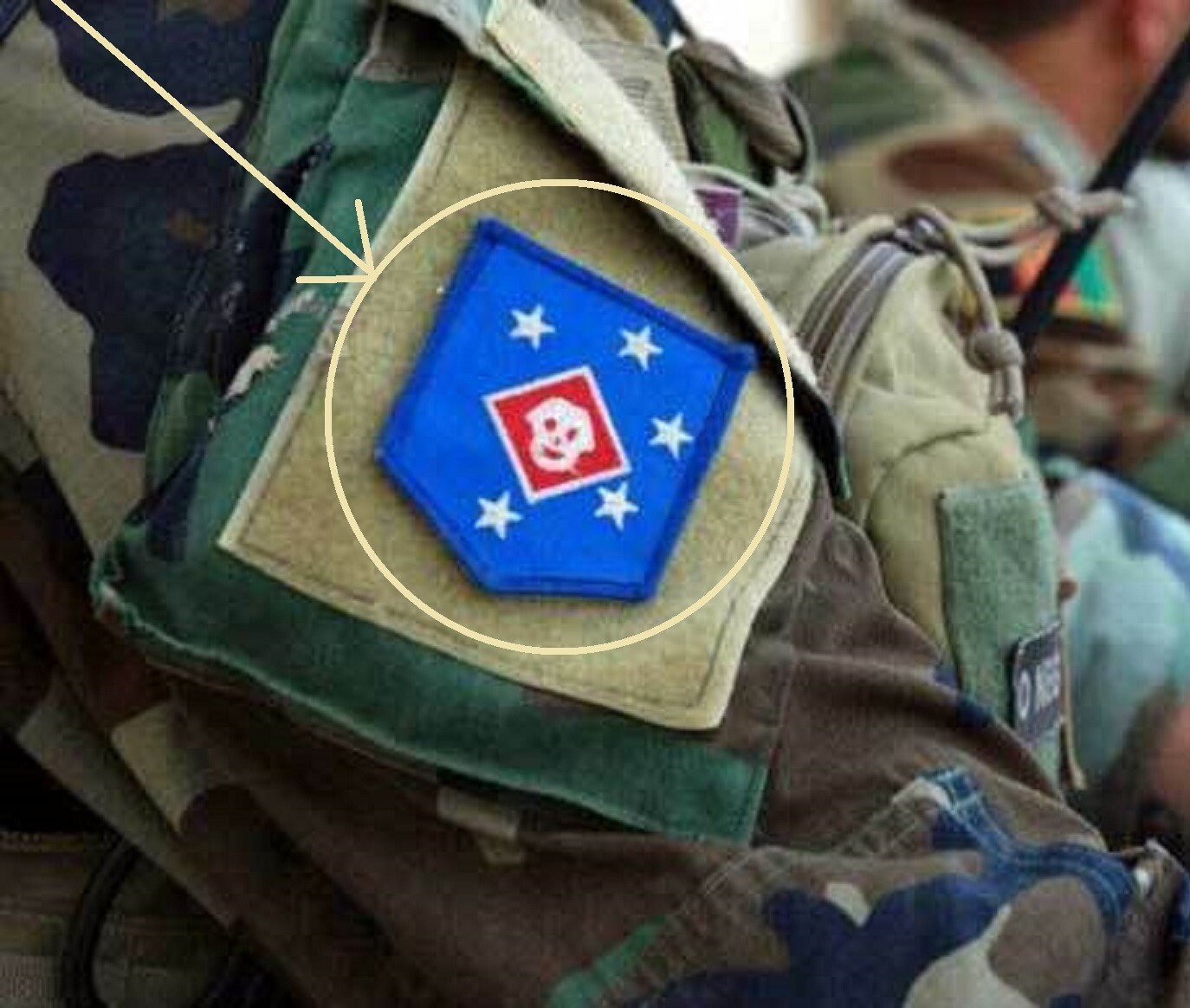 ISAF USMC JOINT TASK FORCE JTF AFGHANISTAN vêlkrö 2-PC: SP OPS TAB /USMC RAIDERS