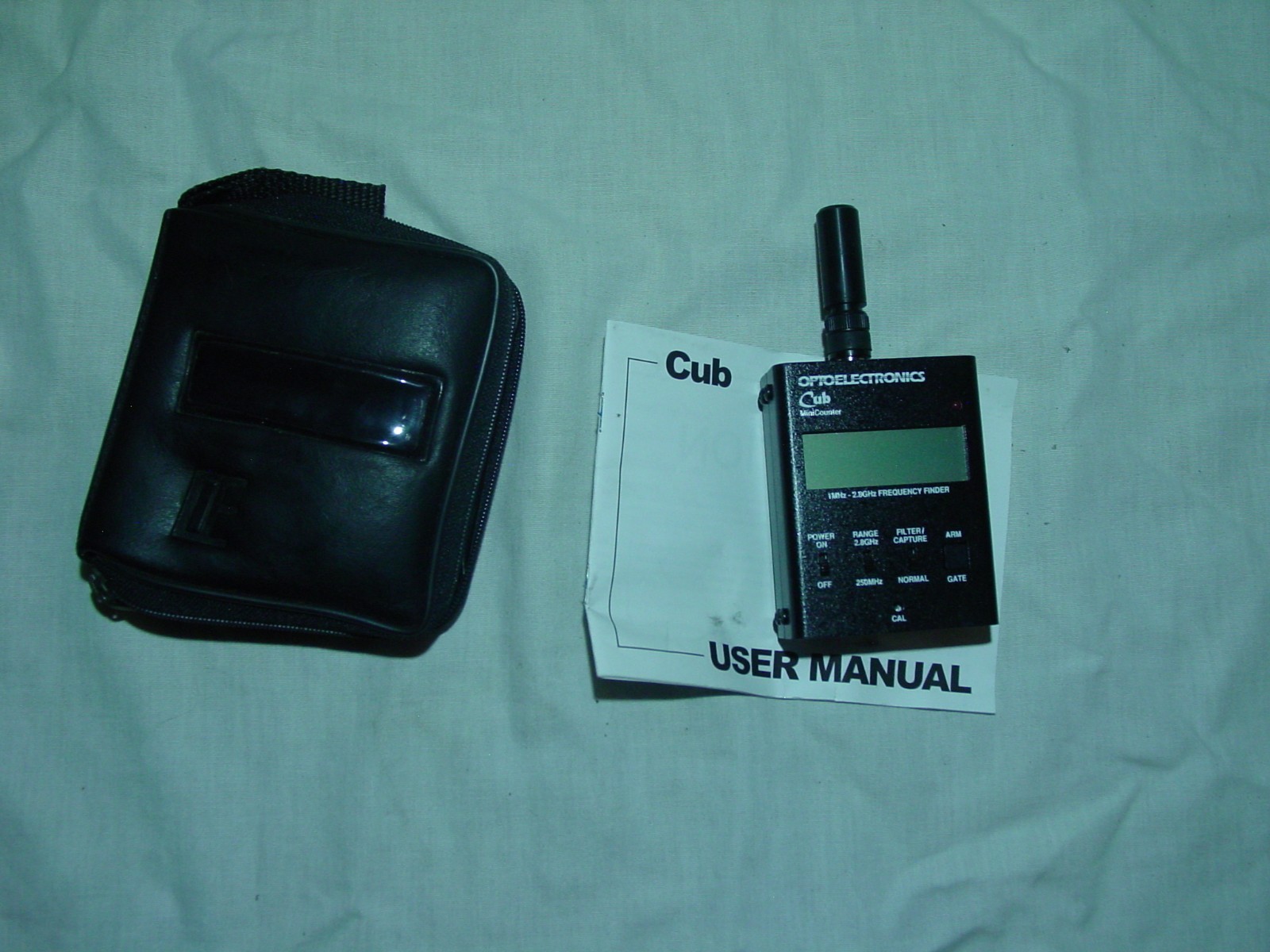 OptoElectronics Cub Frequency Counter  *New* Never used-no box, just case