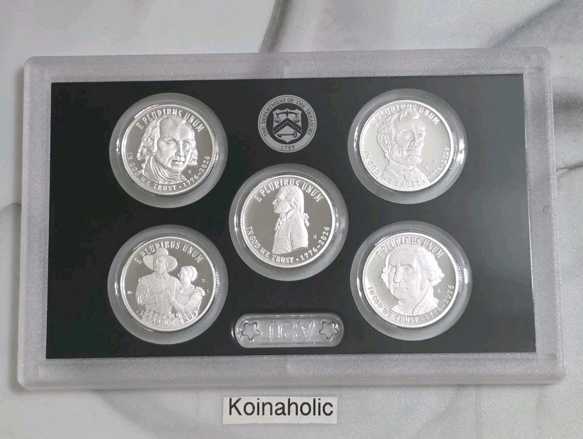 2026 S SILVER Proof Quarters Semiquincentennial Set Ready To Ship 🔥