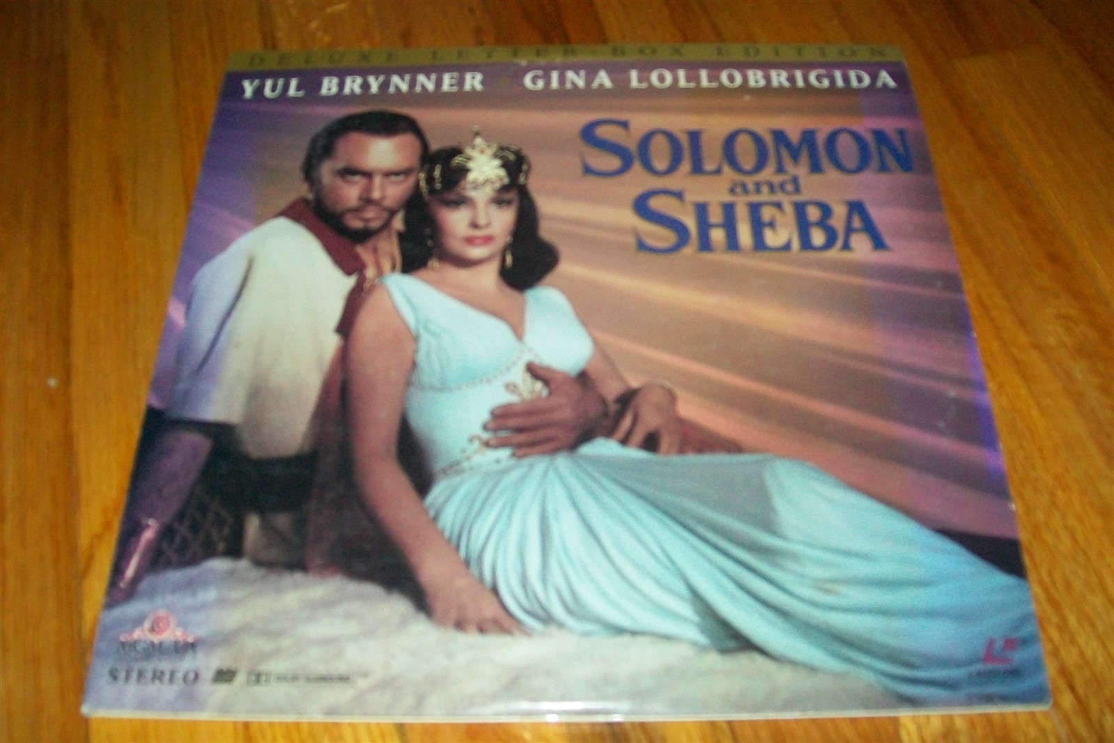 SOLOMON AND SHEBA 2-Laserdisc LD SET WIDESCREEN FORMAT EXCELLENT RARE W/TRAILER!