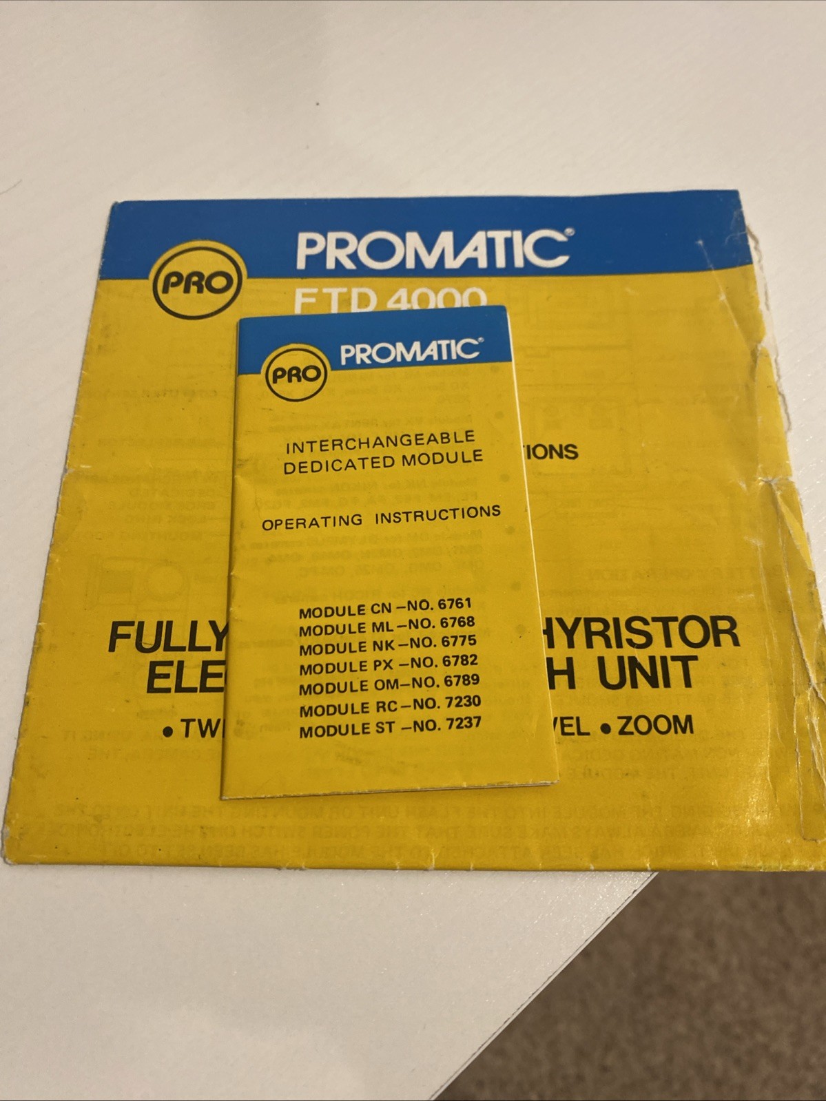 Retro Promatic FTD 4000 Flash For Nikon - Tested, WORKS