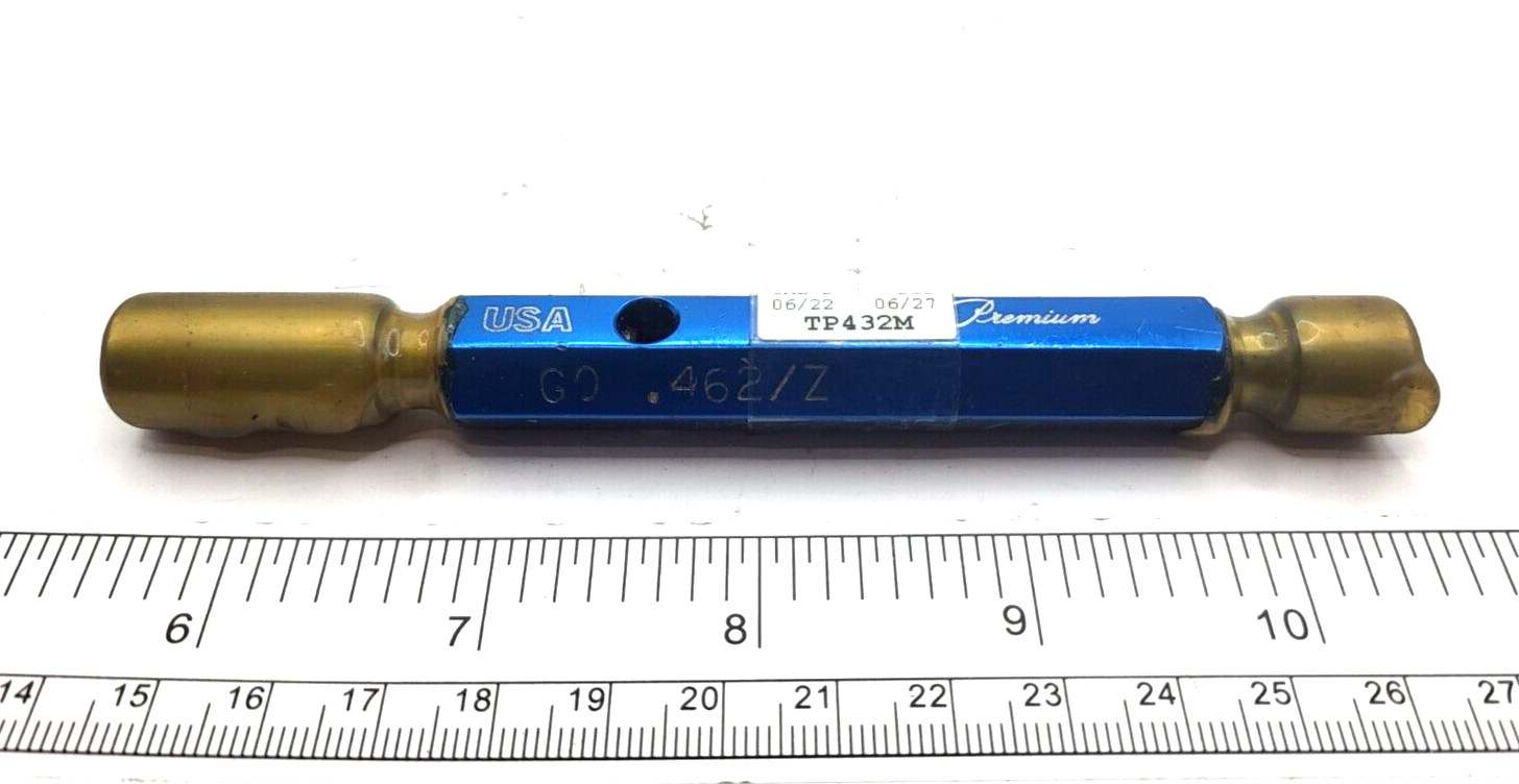 REGAL PREMIUM Go .462/Z  NoGo .472/Z~ Smooth Plug Gage, 0237F