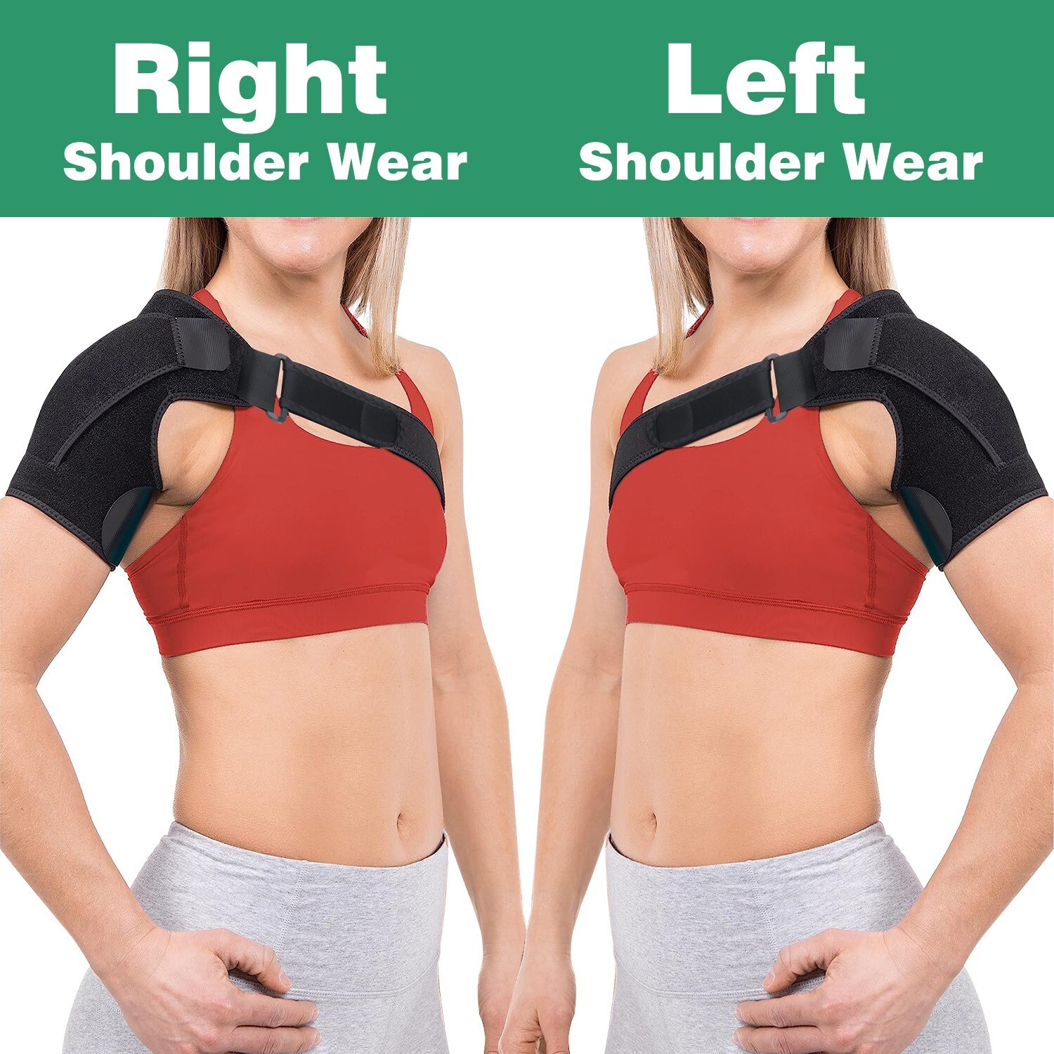 Adjustable Shoulder Brace Rotator Cuff Pain Relief Support for Joint Dislocated