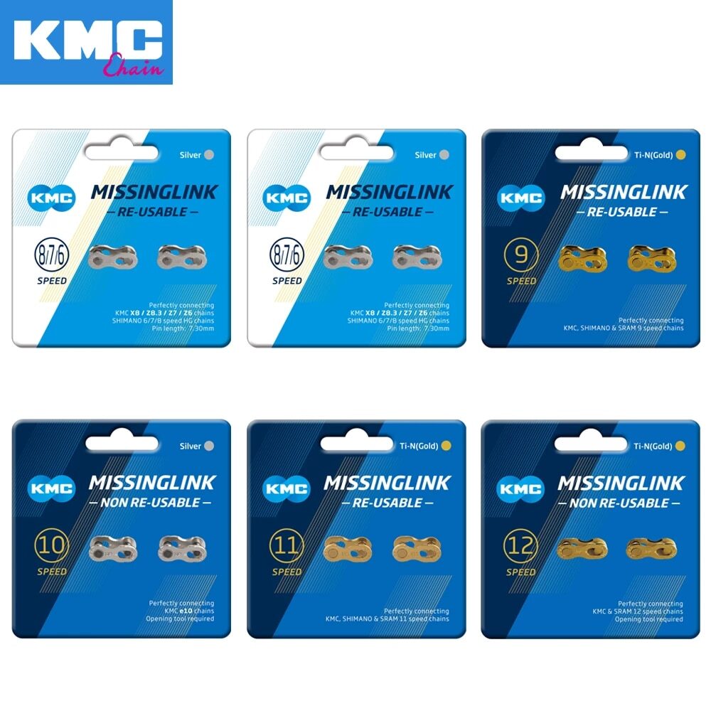 KMC 8/9/10/11/12 Speed Chain Power Missing Quick Link Connector For Shimano US