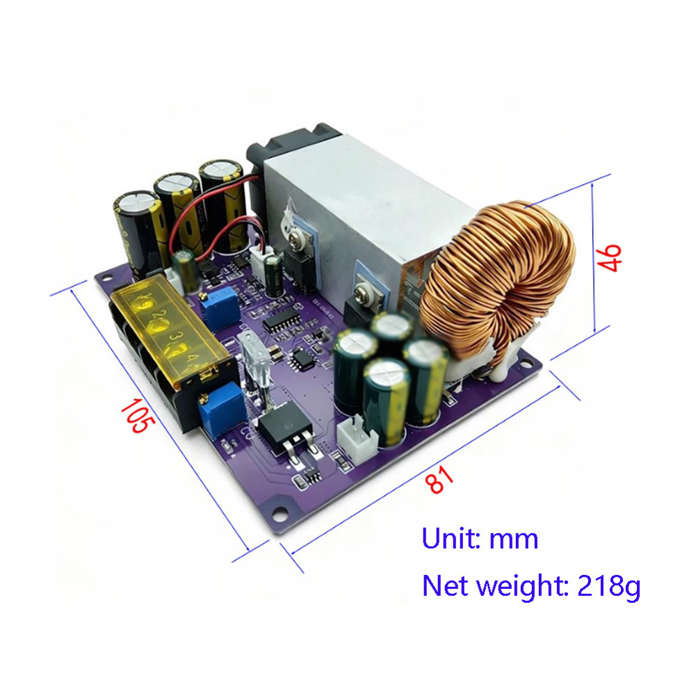 2V-60V Adjustable Output Step Down Module 25A with Short Circuit Protection