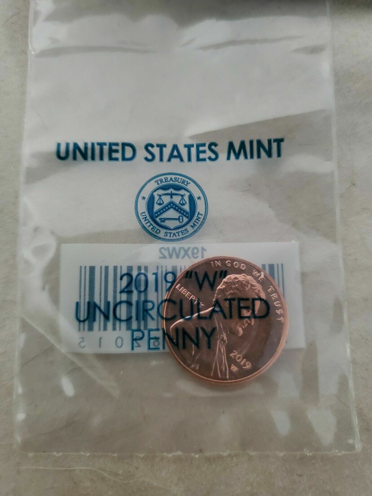 2019 Mint Set. Complete 20 coin set. Includes D & P Mints, NO 'W' CENT