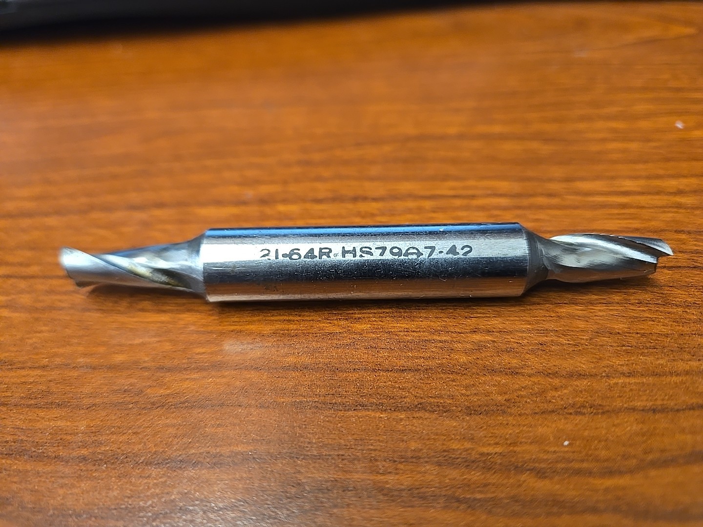 Box of 12 Union Twist Drill HSS 21/64 double End Mill Bit