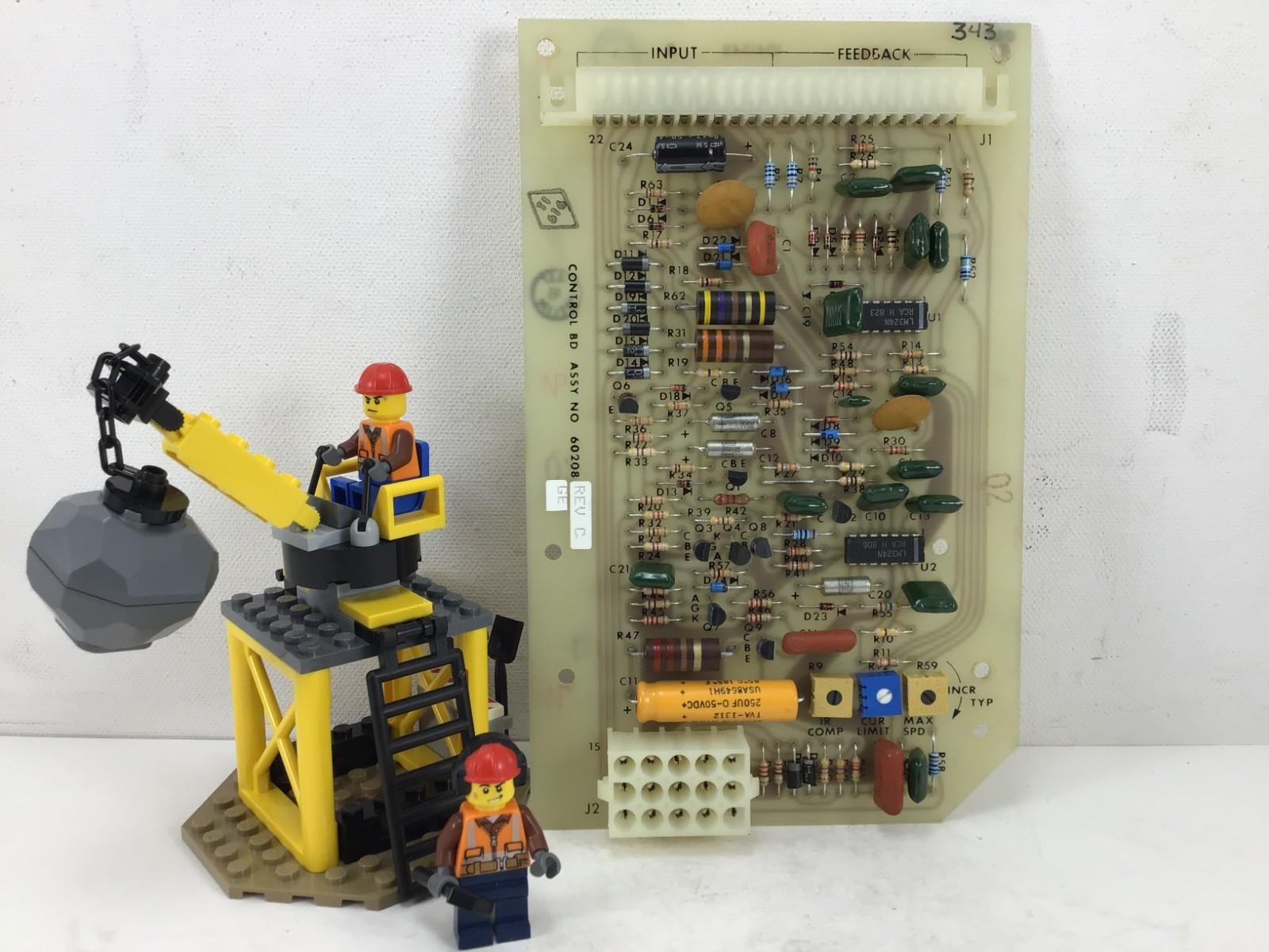 60208 REV. C -- BOSTON GEAR - CONTROL BOARD ASSEMBLY - **NEW OLD STOCK!!**