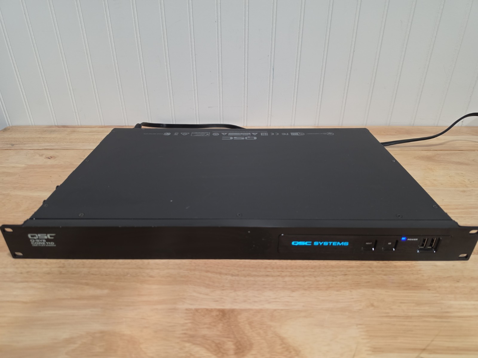 QSC Q-SYS Core 110f Network DSP  Power Tested Fan Running..READ DESCRIPTION!!!!!