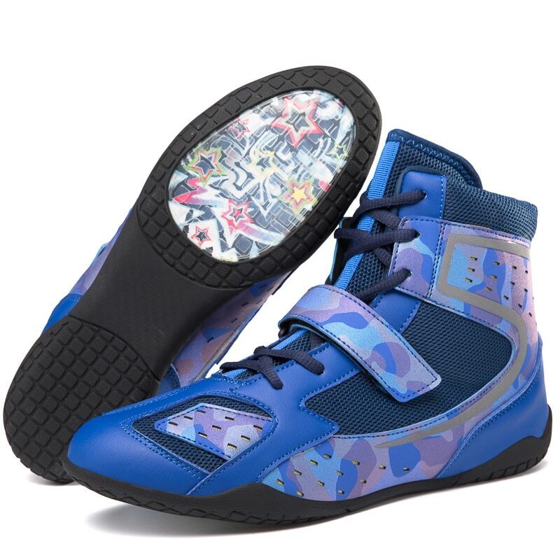 Professional High-top Wrestling Shoes Boxing Fighting Boots Wearable Sneakers