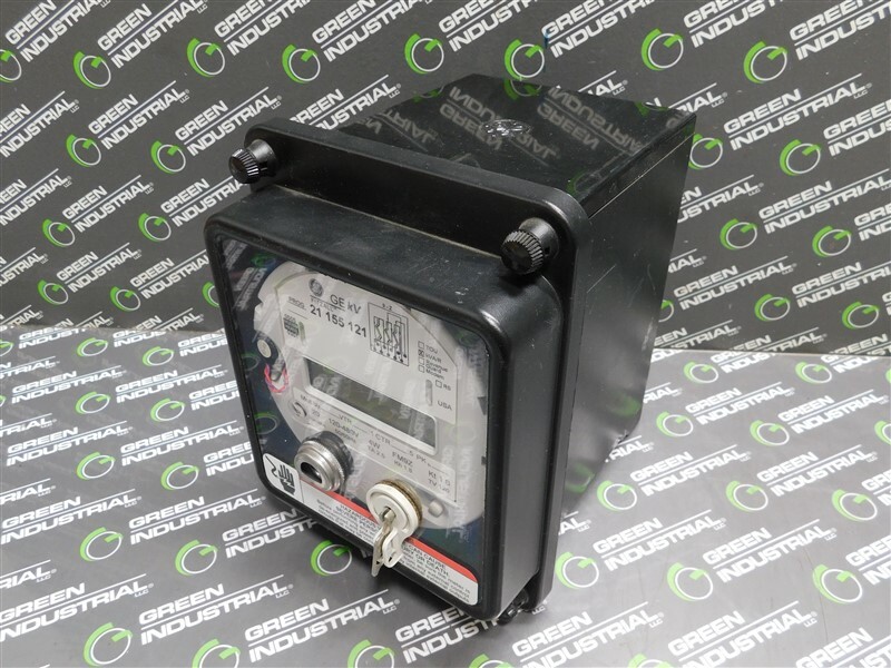USED General Electric 21 155 121 Vector Electricity Meter 4W CL20 FM9Z Kt 1.8