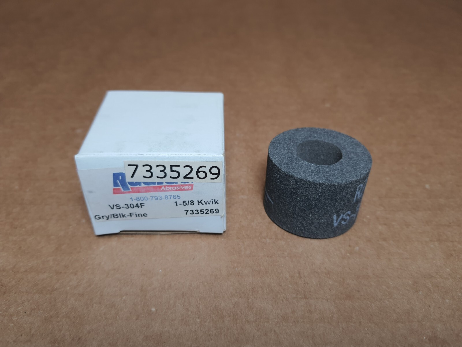 1-5/8" Kwik-Way Valve Seat Grinding Wheel (Gray&Black Fine)