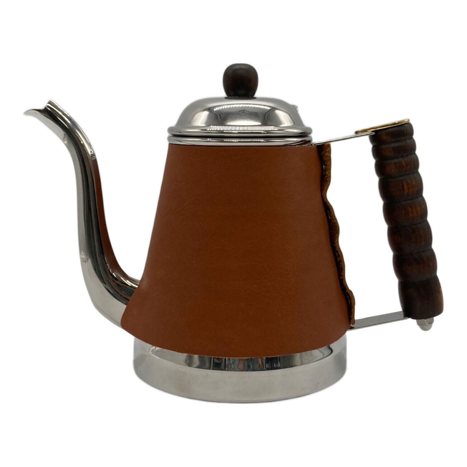 Kalita Wave Stainless Pot Leather Brown H18xW24xD12.5cm from Japan
