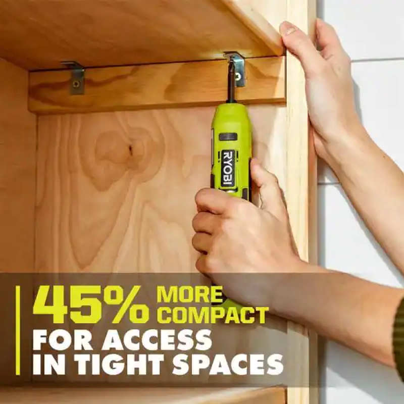 New Electric Screwdriver 4V 1/4in Compact Battery USB Charger Bits Lightweight