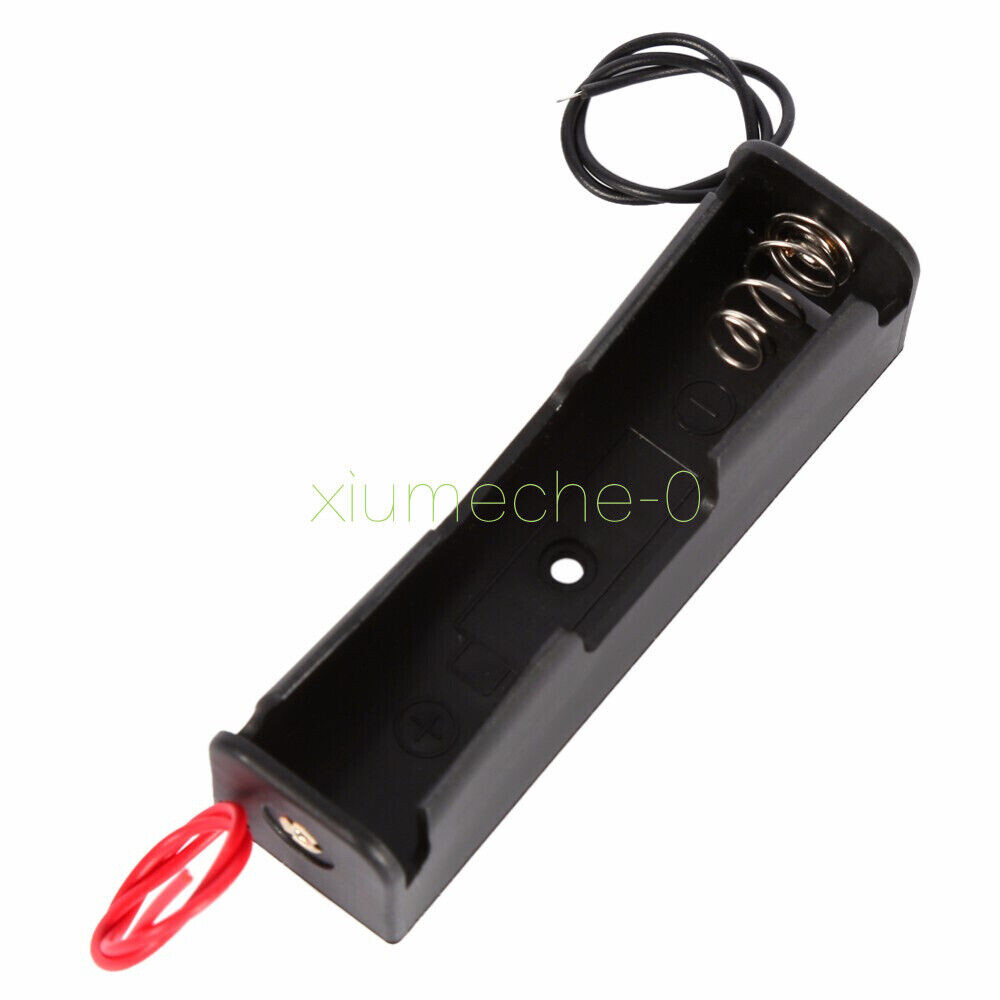 5PCS Plastic Battery Storage Case Box Holder For AA with wire leads NEW