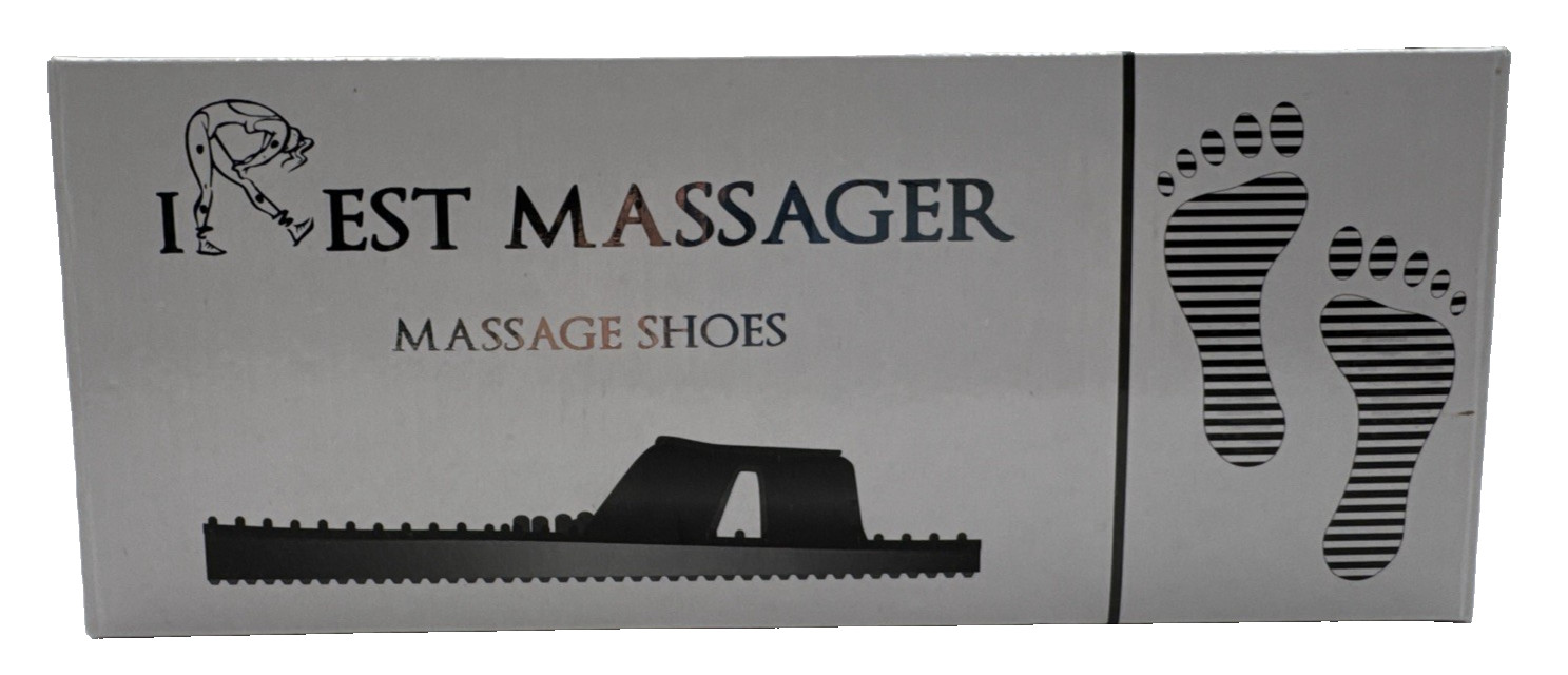 iRest Massager Snap on Shoe For Portable TENS Units  Small Feet SHOES ONLY New
