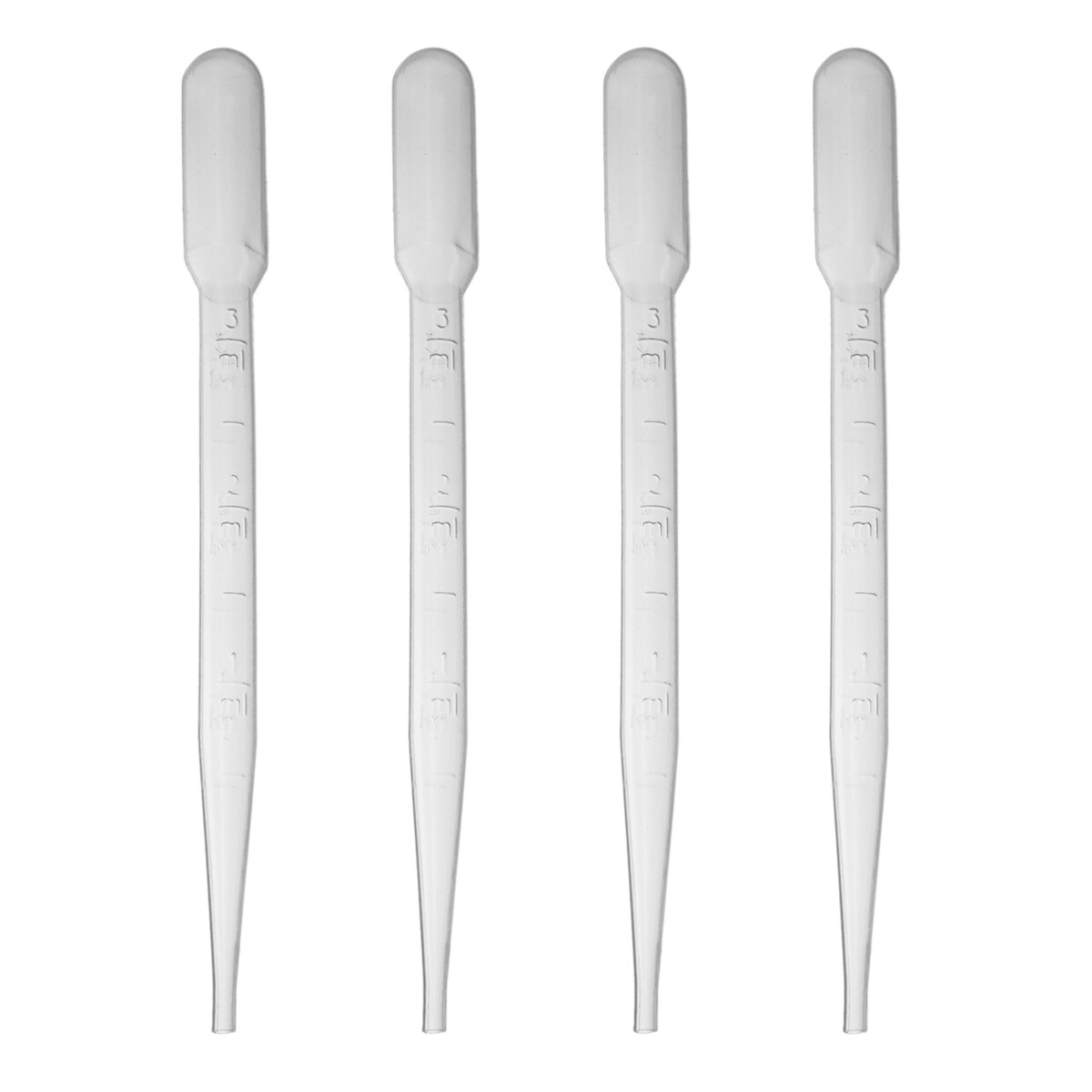 Prospector's Choice Graduated Plastic Polyethylene 5-1/2" Droppers 4 pack