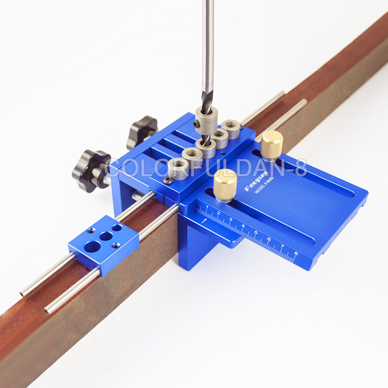 Woodworking High Precision Dowelling Jig With 5 Metric Dowel Holes(6mm,8mm,10mm)