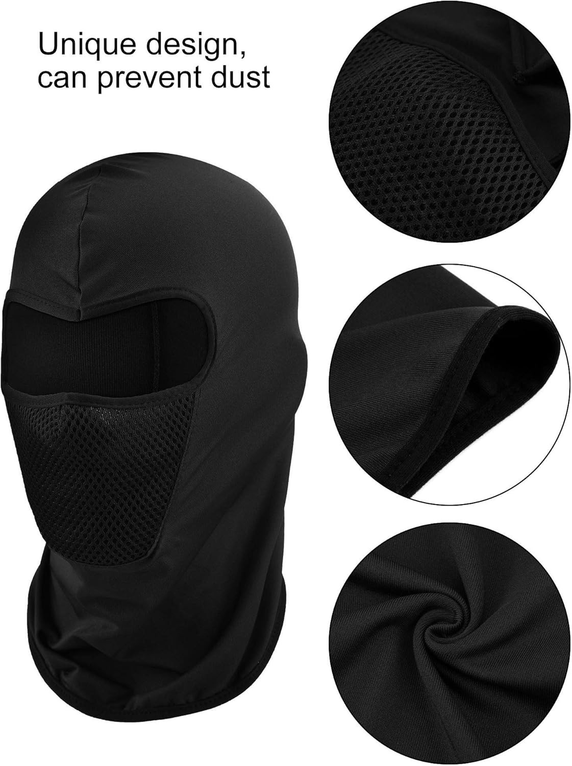 4 Pieces Balaclava Winter Full Face Mask Ski Mask for Men Women Windproof