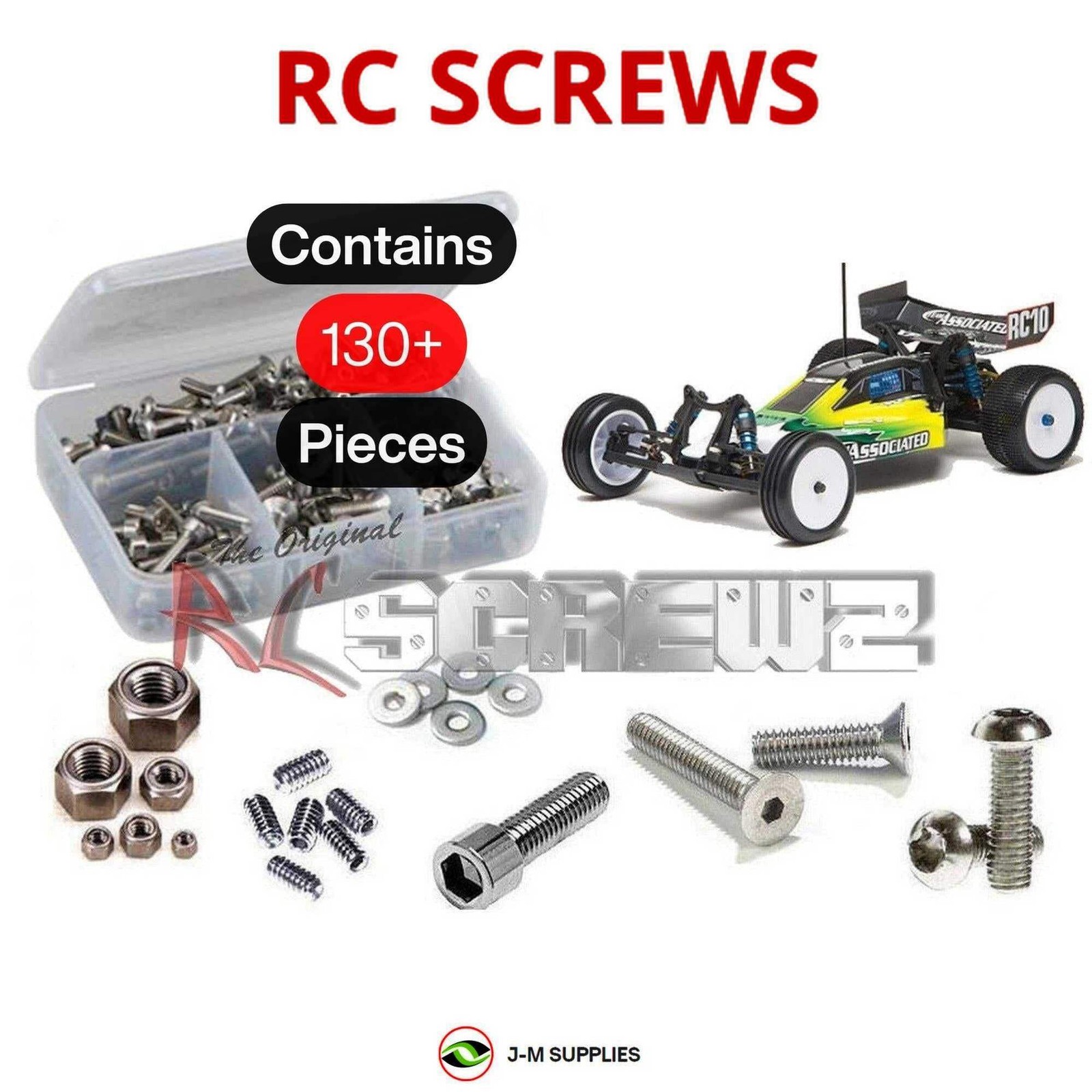 RCScrewZ Metric Stainless Screw Kit ass006m for Associated B4 / B4.1 RTR | SET