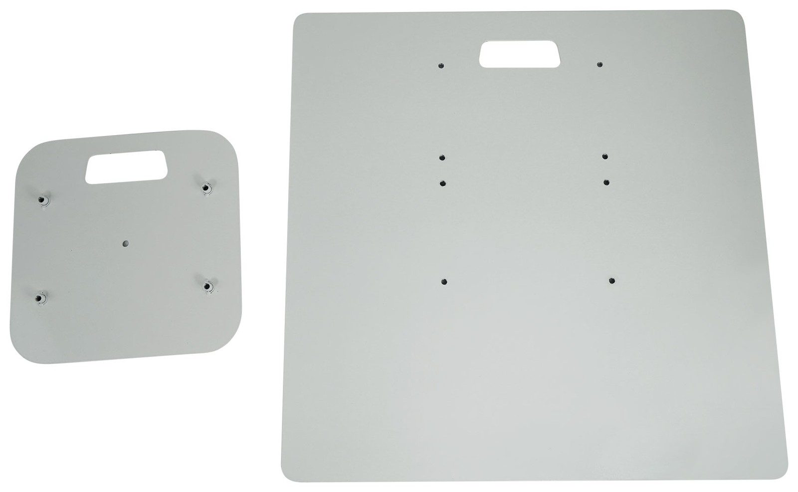 Rockville Top+Bottom Black Totem Plates For RTP33-TV (Turn your stand White)