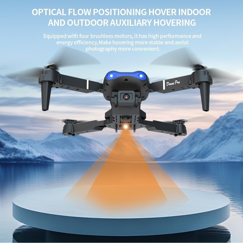 E99 Pro HD Dual Camera WiFi FPV RC Foldable Quadcopter Remote With Screen NEW