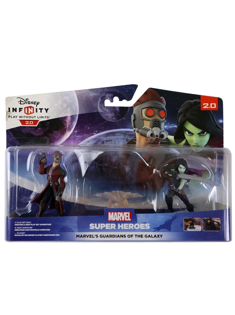 Disney Infinity 2.0 Marvel Star-Lord & Gamora Guardians Of The Galaxy 2-Pack New