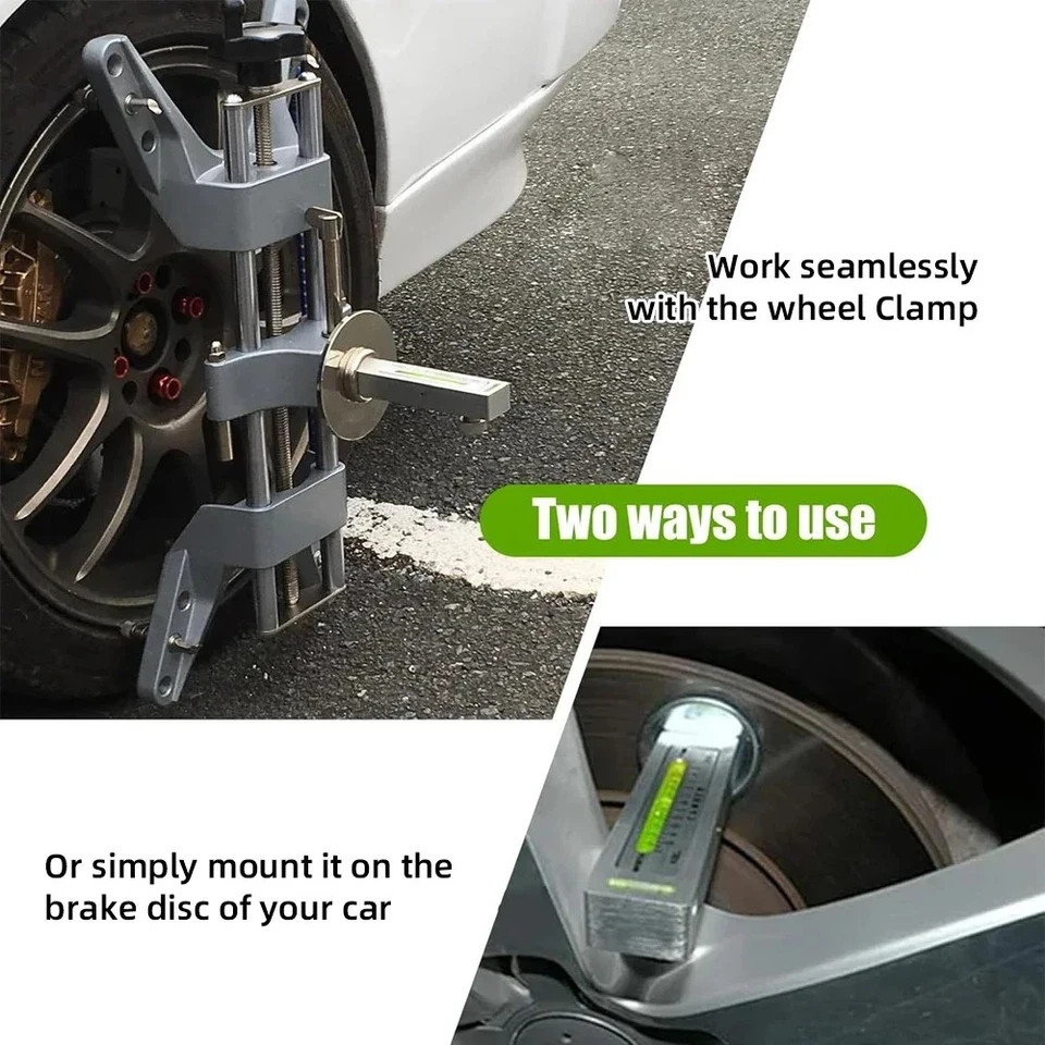 4-Wheel Positioning Magnetic Level Gauge Tool for Wheel Alignment Camber