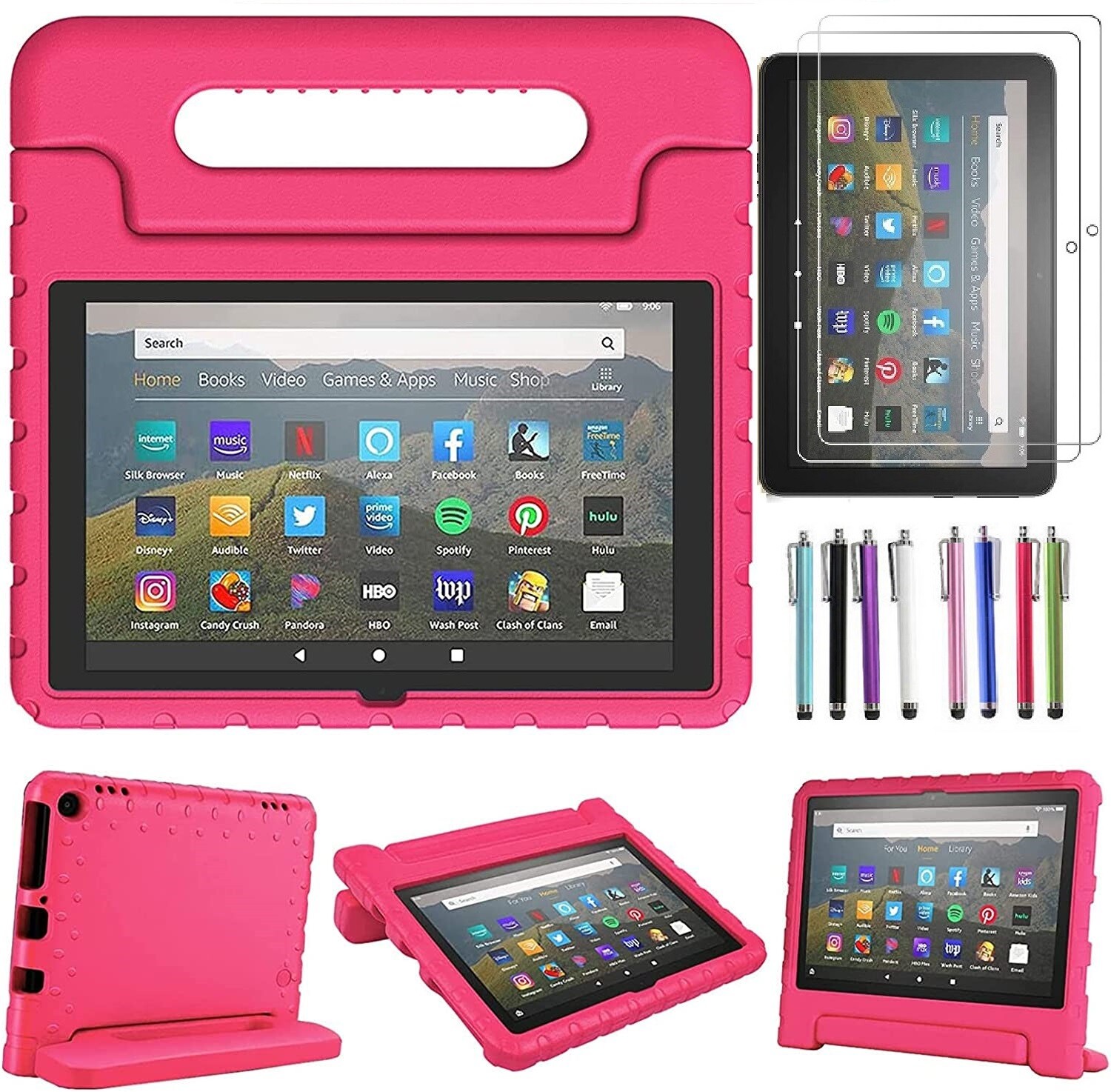 For Amazon Fire Max 11 / HD 10/ HD 8/ HD 7" Case Shockproof Lightweight EVA Foam