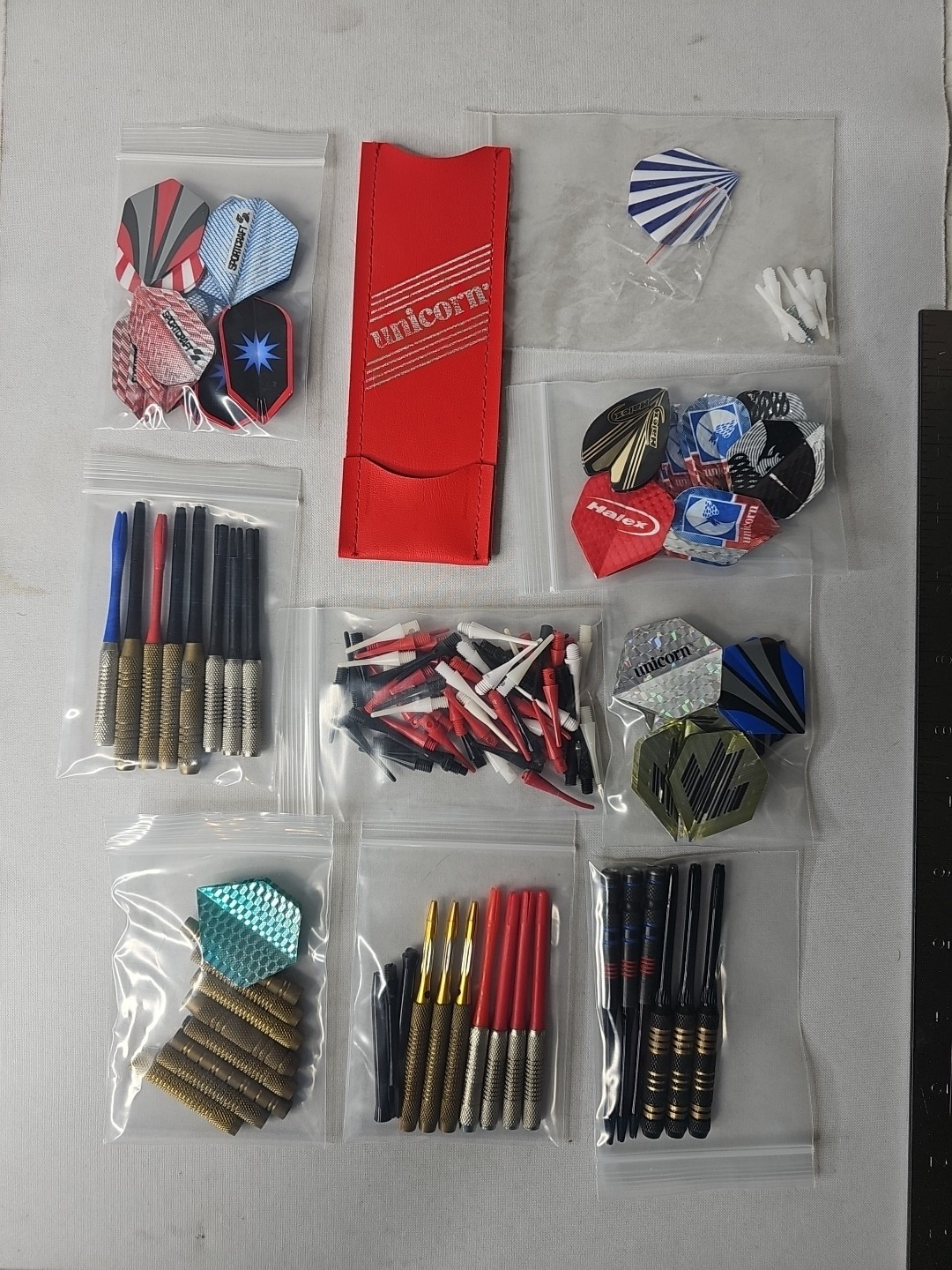 Lot Soft Tip Dart Parts: Flights, Tips, Barrels