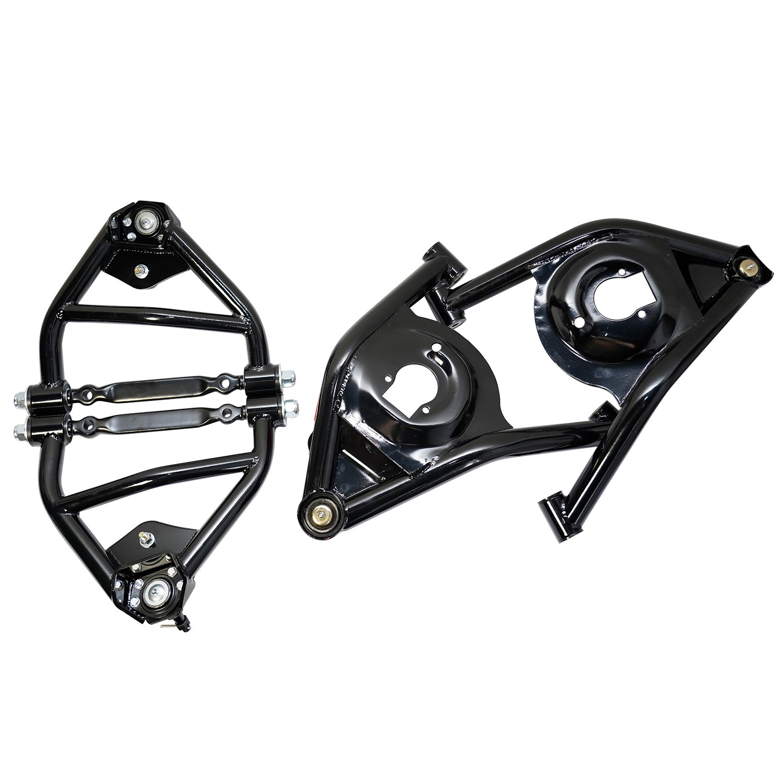For 70-81 Chevy Camaro Tubular Upper & Lower Control Arm Set Black C21038/C21037