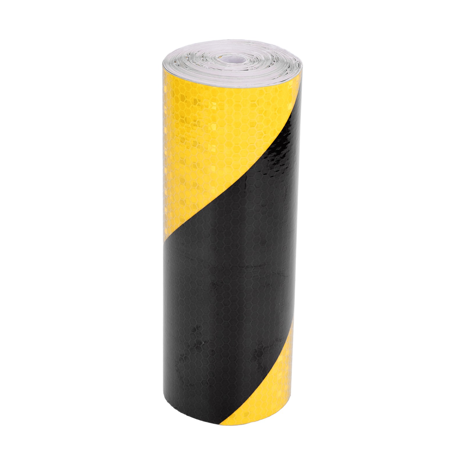 Universal 32.81ft x 7.87" Air-Release Adhesive Pinstripe Tape PVC Yellow,Black