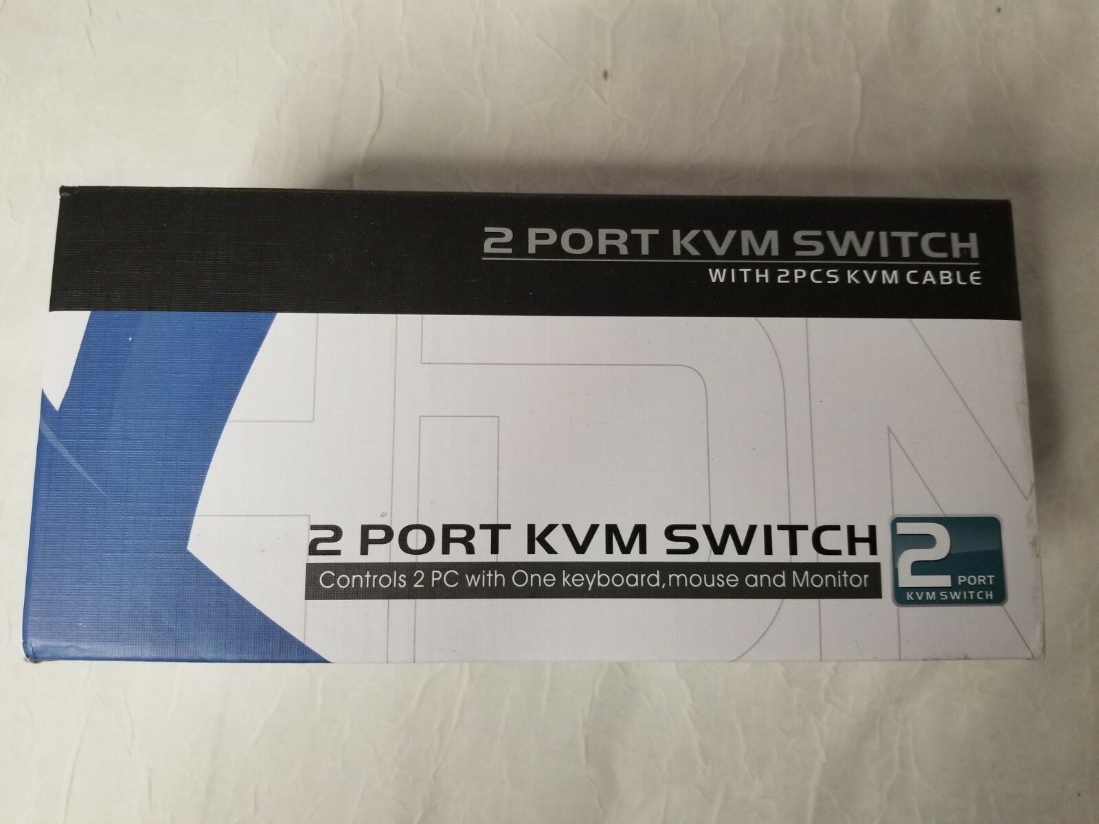KVM Switch HDMI 2 Port Box Share 2 Computers with one Keyboard & Mouse