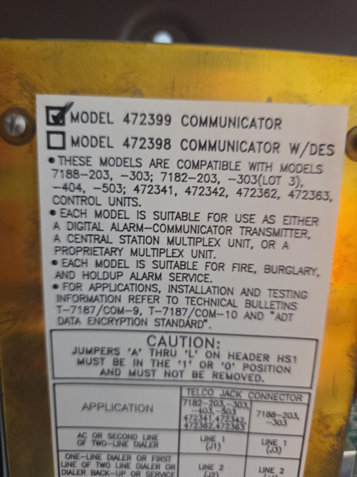 ADT Focus 200 Panel