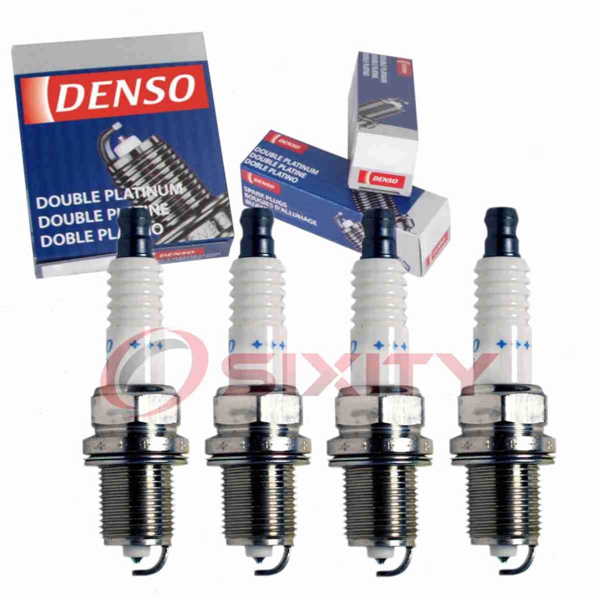 4 pc Denso Platinum Long Life Spark Plugs for 1988 Chevrolet Nova 1.6L L4 nz