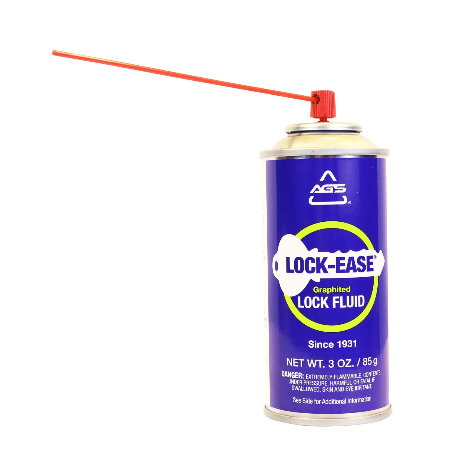 Automotive Solutions Lock-Ease Graphite Lock Lubricant – 3oz Aerosol, Prevent...