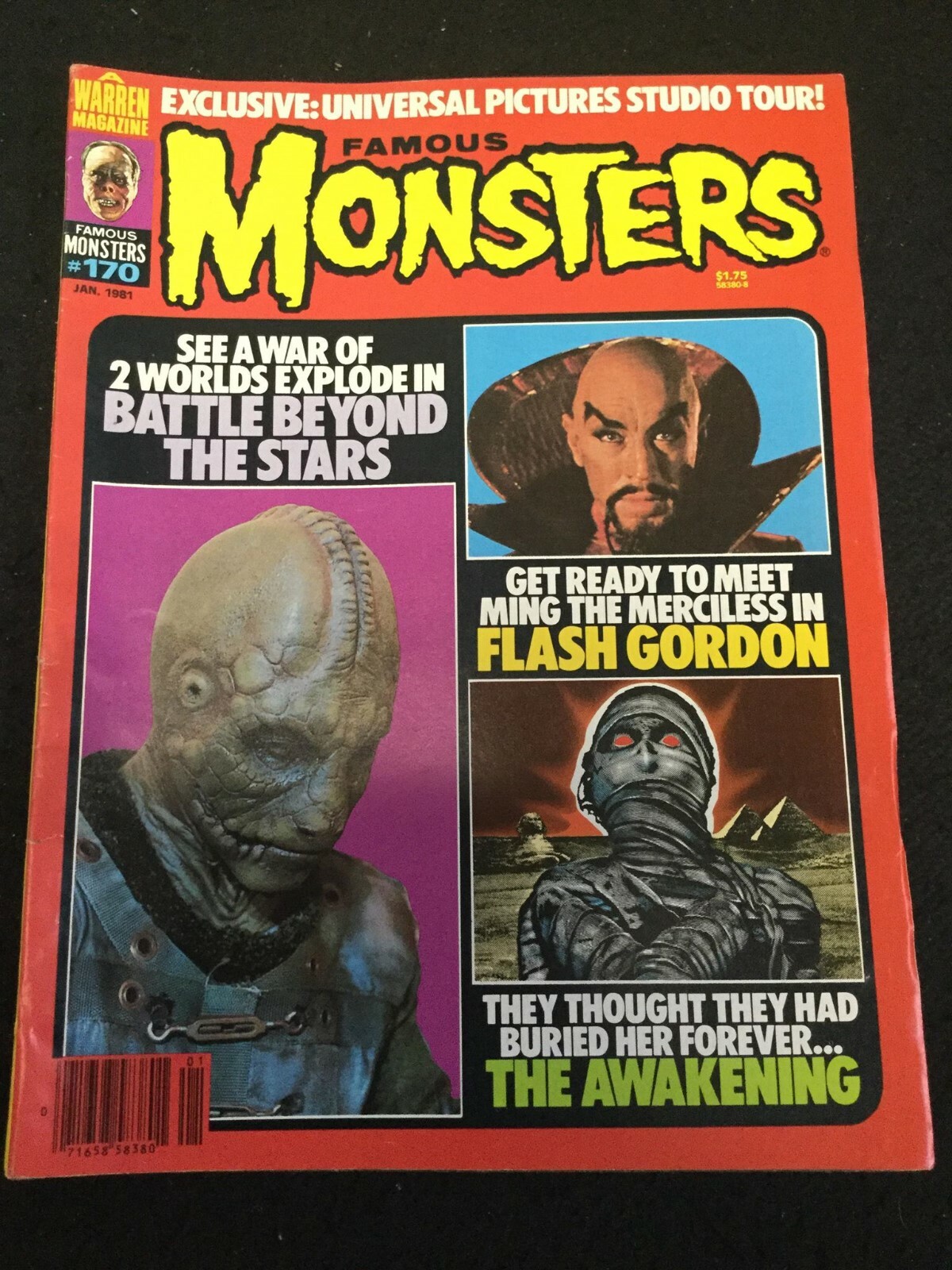 FAMOUS MONSTERS #170 BATTLE BEYOND THE STARS FLASH GORDON 1981