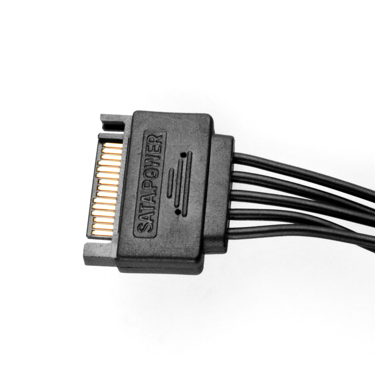 15 Pin SATA Power 1 Male To 5 Female Splitter Hard Drive Cable for HDD SSD