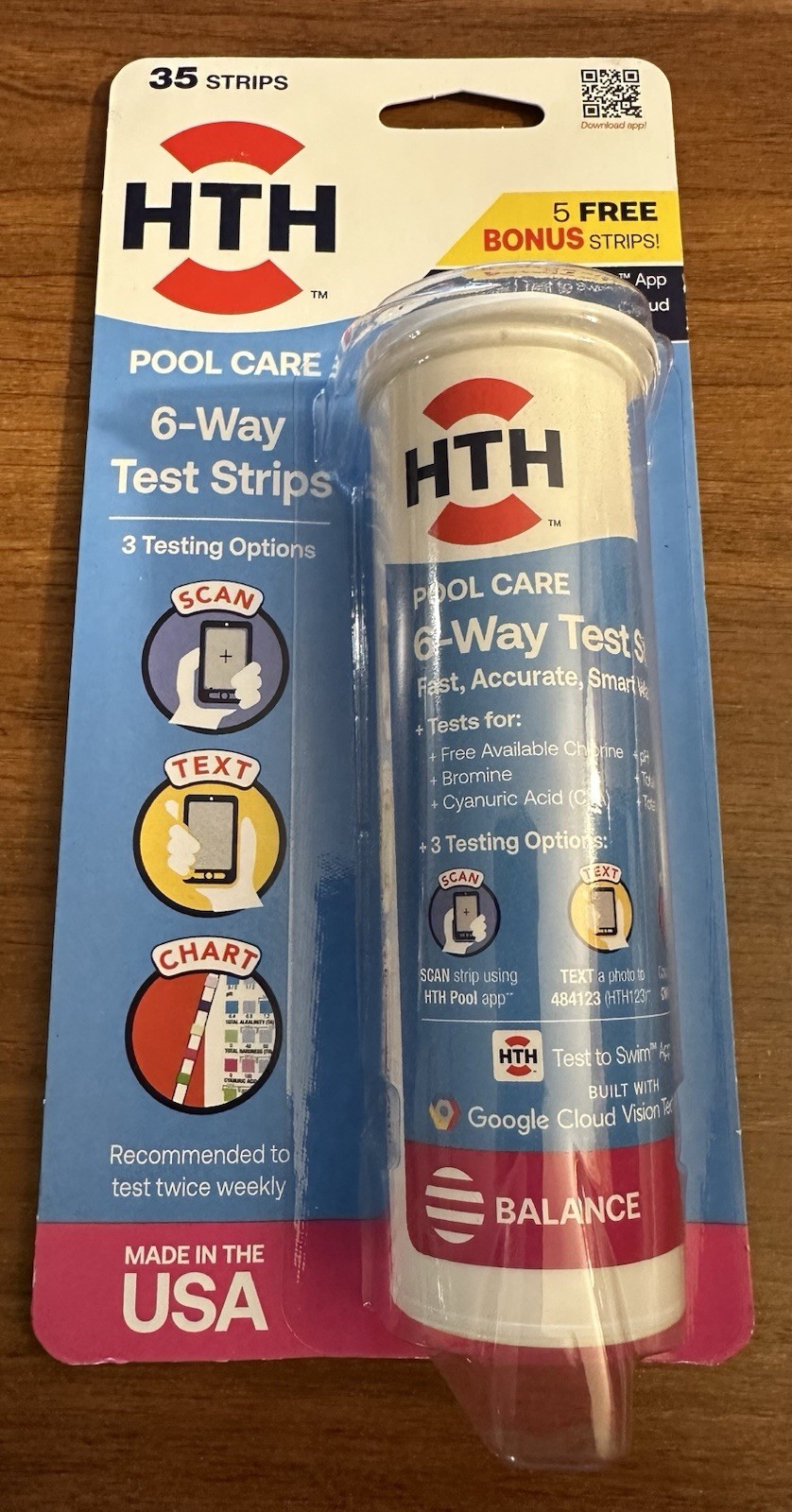 HTH Pool Care 6-Way Test Strips