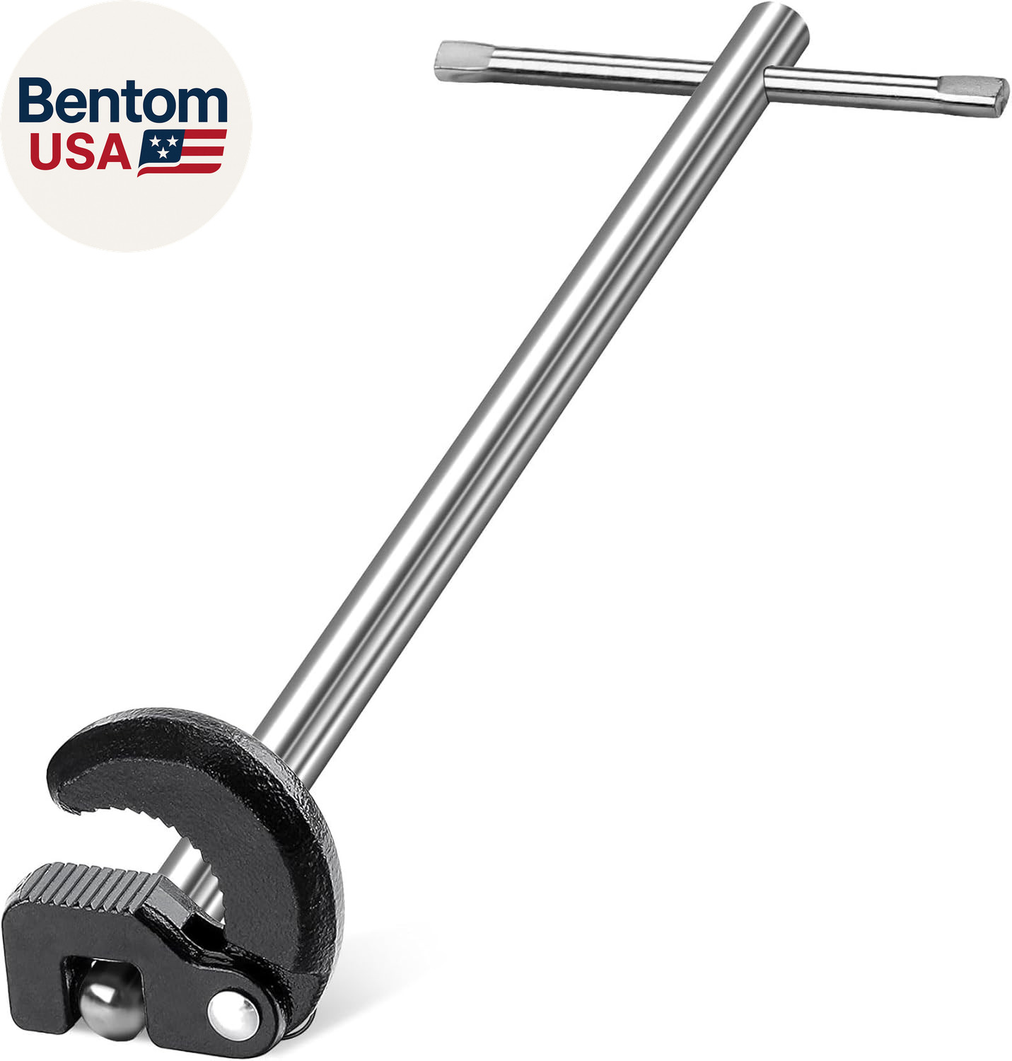 PL0024 10" Basin Wrench Sink Faucet Wrench for Tight Spaces with Adjustable 3/8'