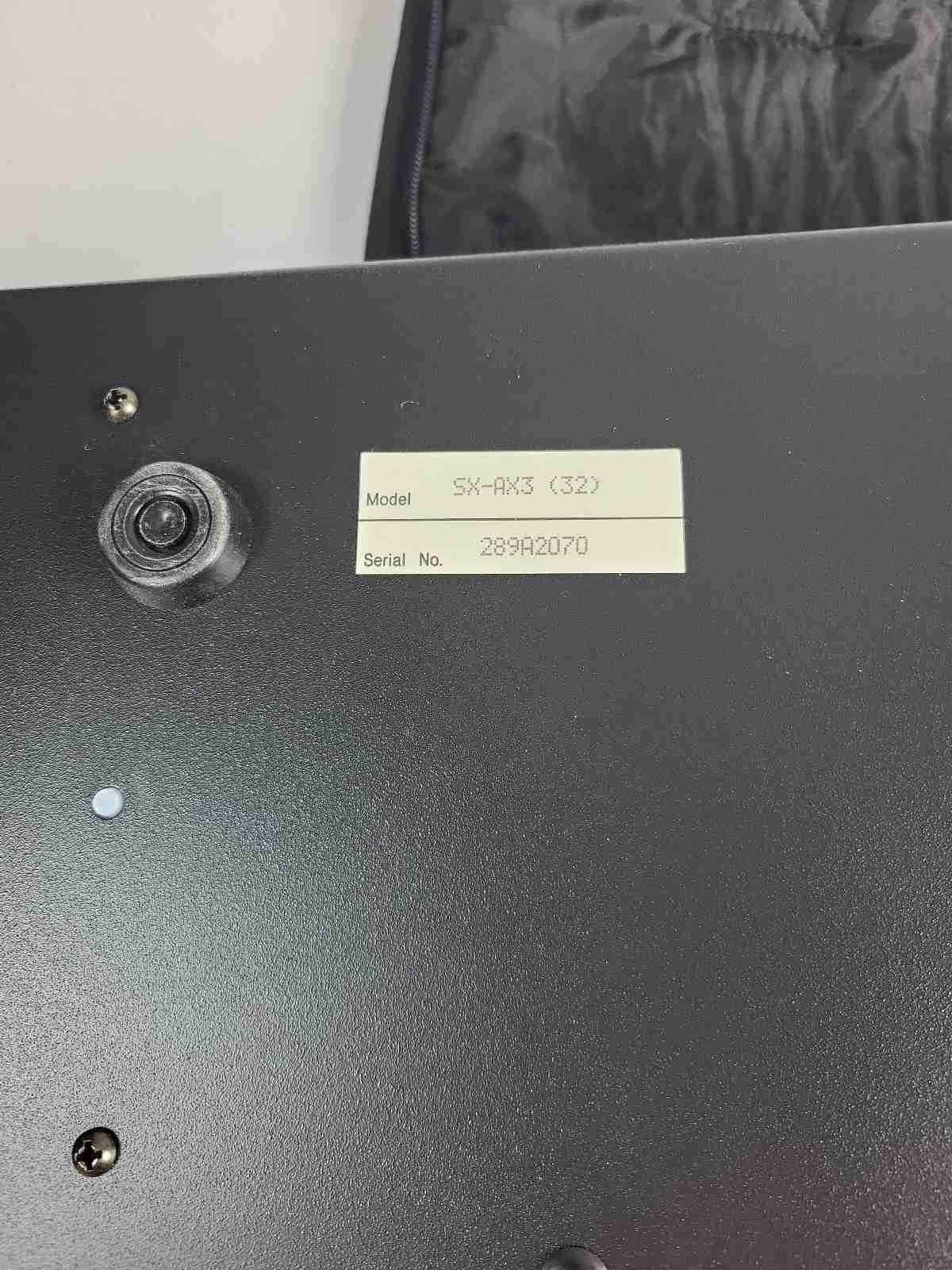 Technics SX-AX3 Synth Keyboard W/Case And Manual
