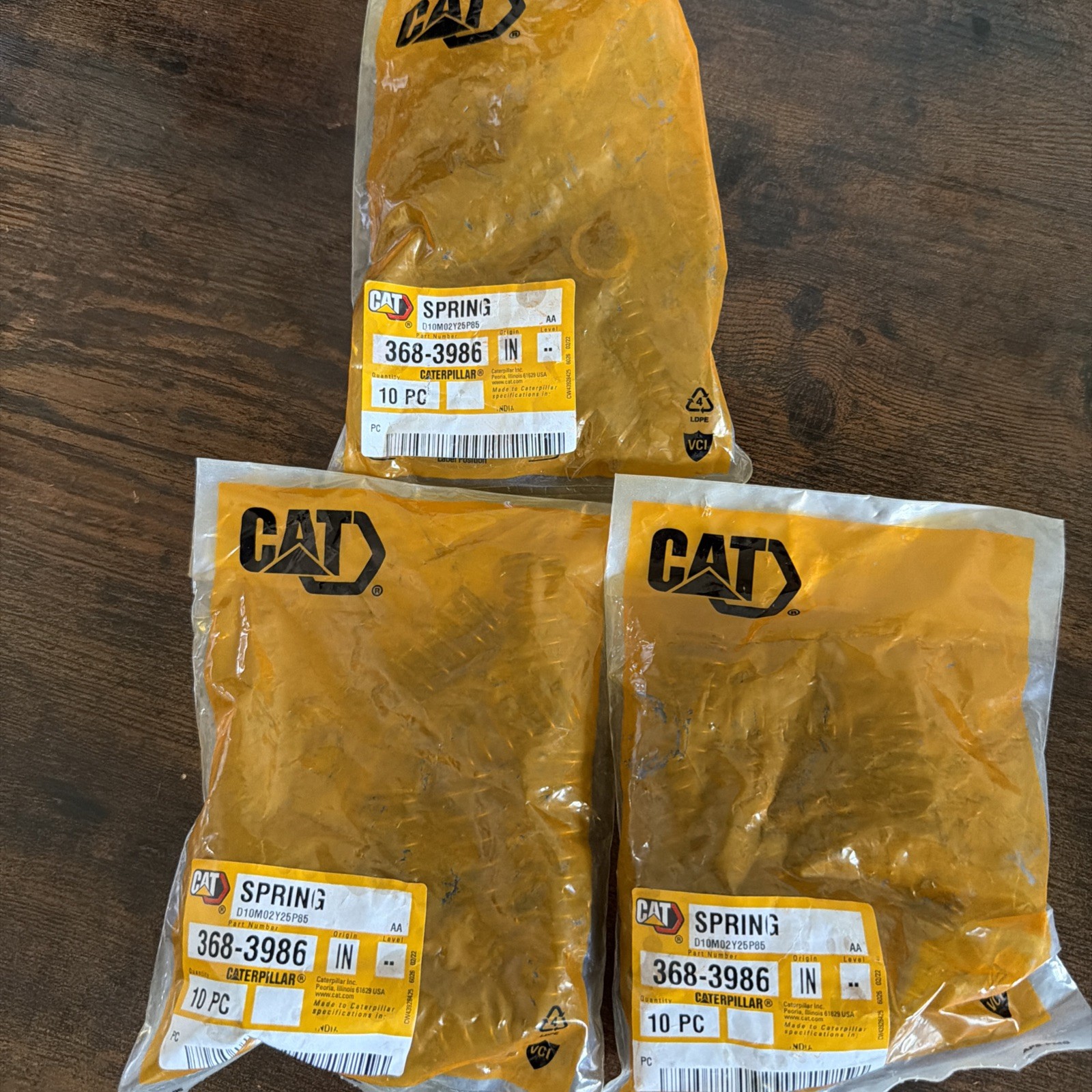 (  30 PIECES ) cat 368-3986 compression spring for Caterpillar engine