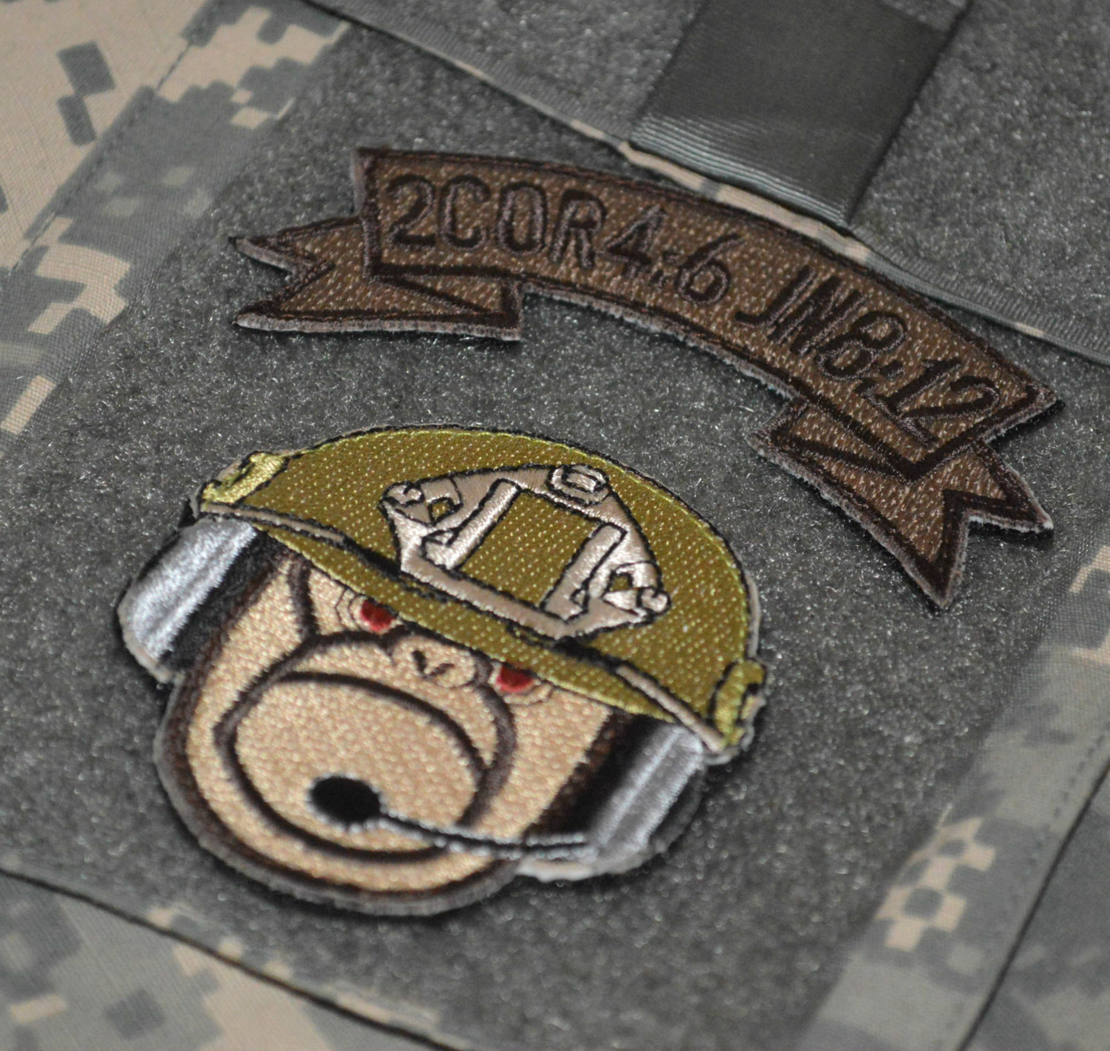 USMC AH-1W SUPER COBRA ATTACK HELICOPTER SUBDUED SSI: Trunk Monkey My Co-pilot