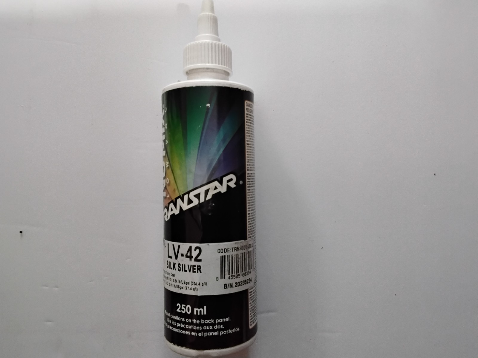 TRANSTAR NOMIX TONER LV42 SILK SILVER 250ML NEW