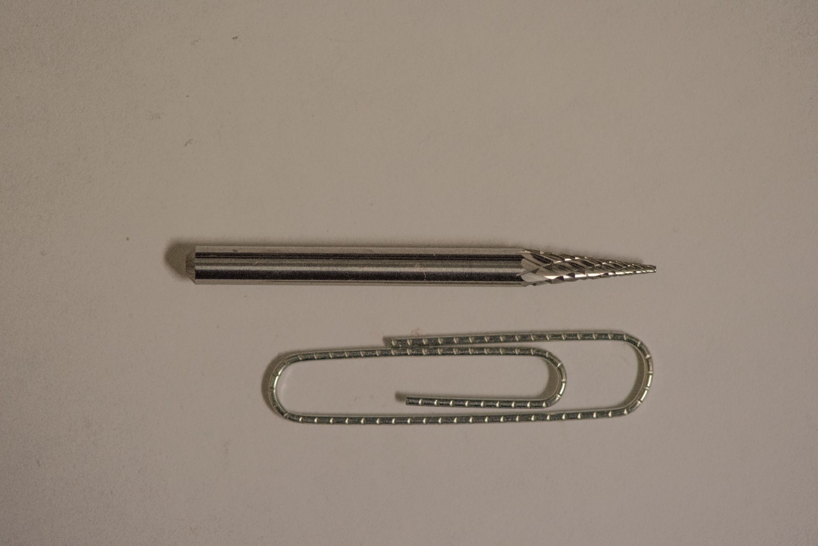 SM42D Cone SOLID Carbide Burr Bur Cutting Tool Die Grinder Bit 1/8"