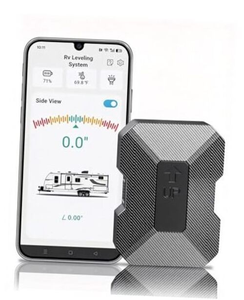 Wireless RV Leveling System - User-Friendly Phone App with Real-Time 3.7"