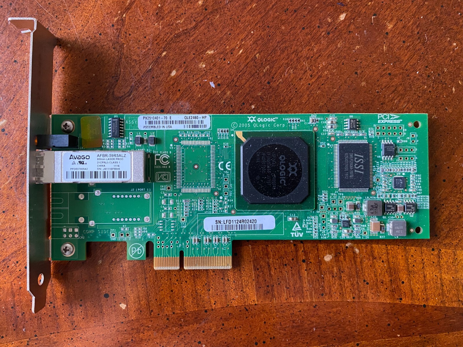 HP QLogic QLE2460 4GB PCIe Fibre Channel Host Bus Adapter (407620-001)